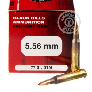 Photo of 5.56x45mm Open Tip Match ammo by Black Hills Ammunition for sale.