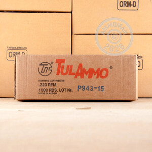 Photo of 223 Remington HP ammo by Tula Cartridge Works for sale.