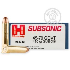 Photo of 45-70 Government Polymer Tipped ammo by Hornady for sale.