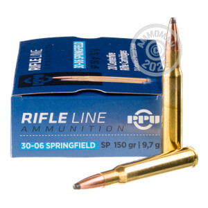 Image of .30-06 SPRINGFIELD PRVI PARTIZAN 150 GRAIN SP (20 ROUNDS)
