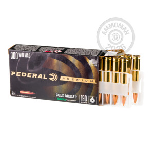 Image of 300 WIN MAG FEDERAL PREMIUM 190 GRAIN HPBT (200 ROUNDS)
