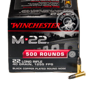 Image of 22 LR WINCHESTER M22 40 GRAIN CPRN (2000 ROUNDS)