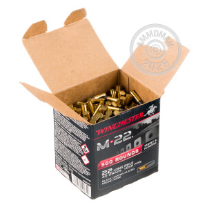 Photo detailing the 22 LR WINCHESTER M22 40 GRAIN CPRN (2000 ROUNDS) for sale at AmmoMan.com.