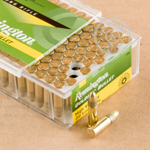 Photograph showing detail of 22 LR REMINGTON GOLDEN BULLET 40 GRAIN CPRN (100 ROUNDS)