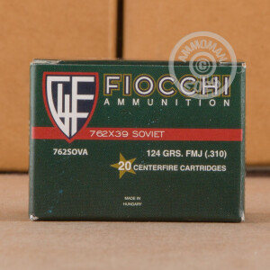 Image of 7.62X39 FIOCCHI 124 GRAIN FMJ (20 ROUNDS)
