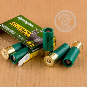  Rifled Slug shotgun rounds for sale at AmmoMan.com - 250 rounds.