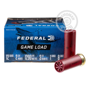 Great ammo for upland bird hunting, these Federal rounds are for sale now at AmmoMan.com.