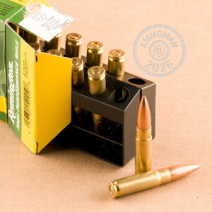 Image of Remington 300 AAC Blackout rifle ammunition.