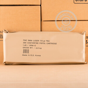 Image of 9MM PMC 115 GRAIN FULL METAL JACKET BATTLE PACK (300 ROUNDS)