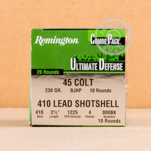 Picture of 2-1/2" 410 Bore ammo made by Remington in-stock now at AmmoMan.com.
