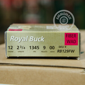  00 BUCK shotgun rounds for sale at AmmoMan.com - 250 rounds.