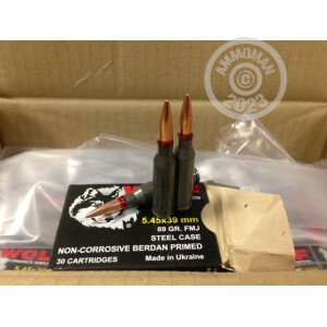 Image of 5.45X39MM WOLF 69 GRAIN FULL METAL JACKET (1200 ROUNDS)