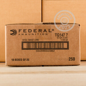 Image of the 12 GAUGE FEDERAL TOP GUN STEEL 2-3/4" #7 (250 SHELLS) available at AmmoMan.com.