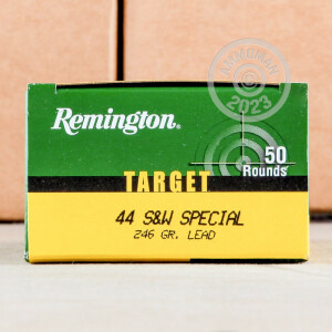 Image of the 44 SPECIAL REMINGTON TARGET 246 GRAIN LRN (50 ROUNDS) available at AmmoMan.com.