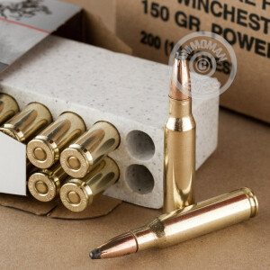 Photograph showing detail of 308 WIN WINCHESTER SUPER-X 150 GRAIN POWER-POINT (200 ROUNDS)