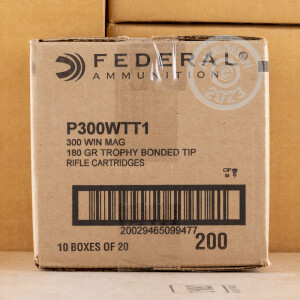 Image of the 300 WIN MAG FEDERAL VITAL-SHOK 180 GRAIN TROPHY BONDED POLYMER TIP (20 ROUNDS) available at AmmoMan.com.