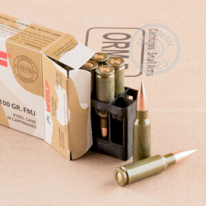 Photo detailing the 6.5MM GRENDEL WOLF 100 GRAIN FMJ (500 ROUNDS) for sale at AmmoMan.com.