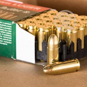 Image of the 9MM SELLIER & BELLOT 115 GRAIN FMJ (500 ROUNDS) available at AmmoMan.com.