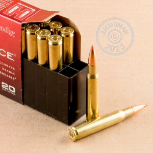Photograph showing detail of 30-06 SPRINGFIELD HORNADY SUPERFORMANCE SST 150 GRAIN PT (20 ROUNDS)