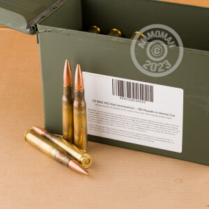 Image detailing the brass case on the Lake City ammunition.