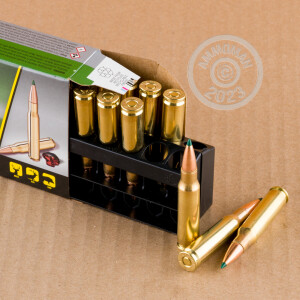 Photograph showing detail of 308 WIN REMINGTON CORE-LOKT TIPPED 180 GRAIN POLYMER TIP (20 ROUNDS)