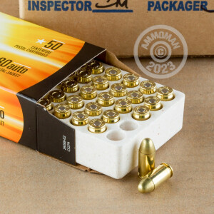 Photo of .380 Auto FMJ ammo by Armscor for sale at AmmoMan.com.