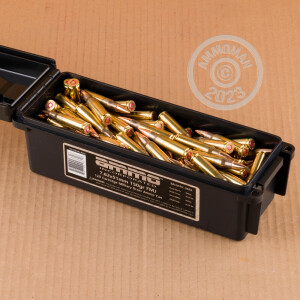 A photo of a box of Ammo Incorporated ammo in 308 / 7.62x51 that's often used for training at the range.
