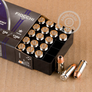 Image of the .40 S&W FIOCCHI XTP 155 GRAIN JHP (500 ROUNDS) available at AmmoMan.com.