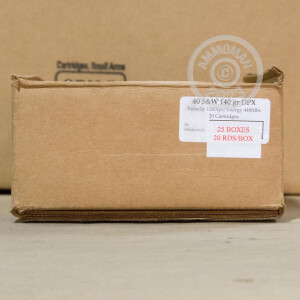 Image of .40 Smith & Wesson ammo by Corbon that's ideal for home protection.