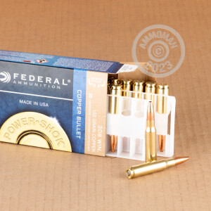 Image of the 308 WIN FEDERAL POWER-SHOK COPPER 150 GRAIN SCHP (200 ROUNDS) available at AmmoMan.com.