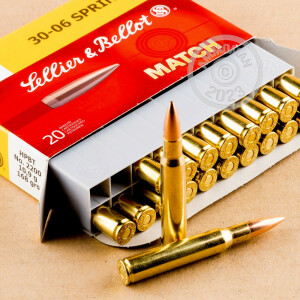 Image of the 30-06 SELLIER & BELLOT 168 GRAIN HPBT MATCH GRADE (20 ROUNDS) available at AmmoMan.com.