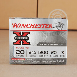 Photograph showing detail of 20 GAUGE WINCHESTER SUPER-X 2-3/4