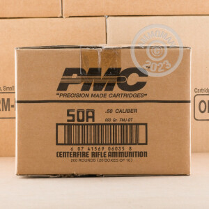Image of 50 BMG PMC BRONZE 660 GRAIN FMJ (200 ROUNDS)