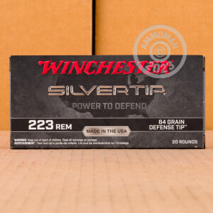 Image of Winchester 223 Remington rifle ammunition.