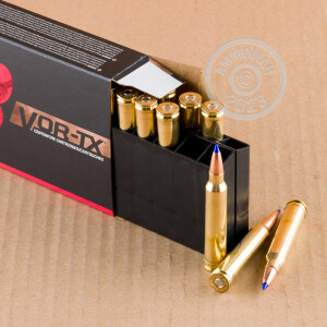 A photo of a box of Barnes ammo in 300 Winchester Magnum.