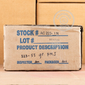 A photo of a box of Armscor ammo in 223 Remington.