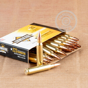 Image detailing the brass case on the Armscor ammunition.