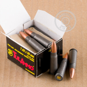 Image of the 7.62X39 TULA 122 GRAIN FMJ (20 ROUNDS) available at AmmoMan.com.
