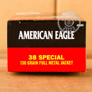 Image of 38 SPECIAL FEDERAL AMERICAN EAGLE 130 GRAIN FMJ (50 ROUNDS)