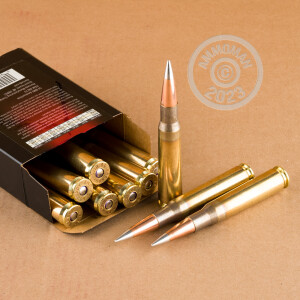 Image of the 50 BMG HORNADY 750 GRAIN A-MAX MATCH (10 ROUNDS) available at AmmoMan.com.