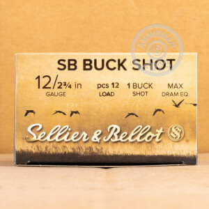 Image of 12 GAUGE SELLIER & BELLOT 2-3/4" #1 BUCK (250 SHELLS)