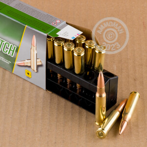 Photo detailing the 308 - 168 Grain - MatchKing BTHP - Remington Premier - 20 Rounds for sale at AmmoMan.com.