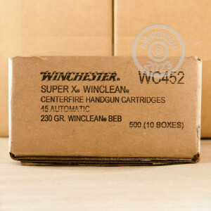 Image of 45 ACP WINCHESTER WINCLEAN 230 GRAIN BEB (50 ROUNDS) - LAW ENFORCEMENT TRADE-IN