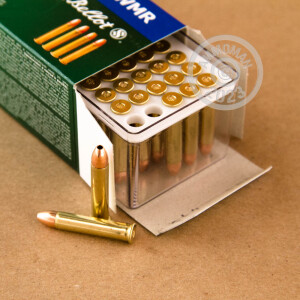 Photo detailing the 22 MAGNUM SELLIER & BELLOT 40 GRAIN JHP (1500 ROUNDS) for sale at AmmoMan.com.