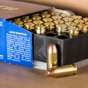 Image of the .40 S&W MAGTECH 180 GRAIN FMJ FLAT POINT (50 ROUNDS) available at AmmoMan.com.