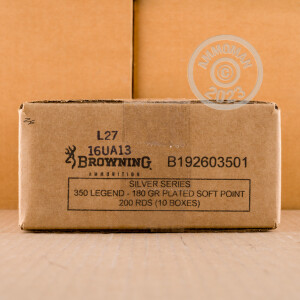 An image of 350 Legend ammo made by Browning at AmmoMan.com.
