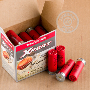 Photo detailing the 12 GAUGE WINCHESTER XPERT GAME & TARGET 2-3/4" 1 OZ. #6.5 STEEL SHOT (250 ROUNDS) for sale at AmmoMan.com.