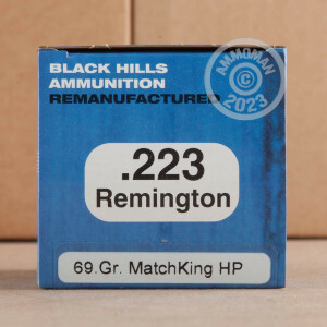 Image of 223 REMINGTON BLACK HILLS REMANUFACTURED 69 GRAIN SIERRA MATCHKING OTM (50 ROUNDS)