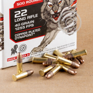 Image of the 22 LR WINCHESTER WILDCAT 40 GRAIN CPHP (5000 ROUNDS) available at AmmoMan.com.