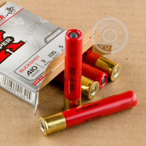 Image of 410 BORE WINCHESTER SUPER-X 3" 000 BUCK (250 ROUNDS)